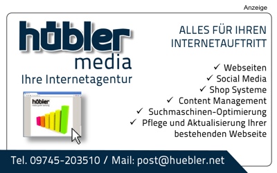 Hübler Media - Ihr zuverlässiger Partner bei Werbung und Marketing im Internet im Bereich Bad Kissingen, Bad Neustadt / Rhn Grabfeld